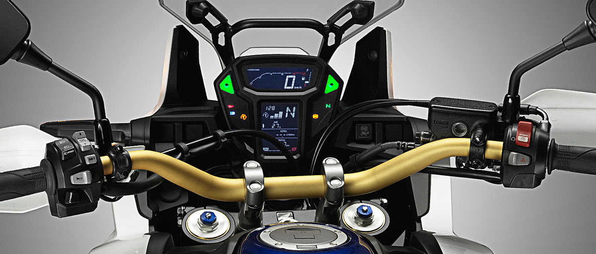HONDA CRF1000L AfricaTwin 2016 ABS DCT Rally motorcycle cockpit Trail